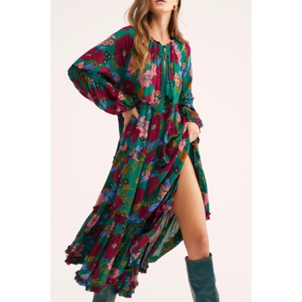 Free People In The Moment printed dress